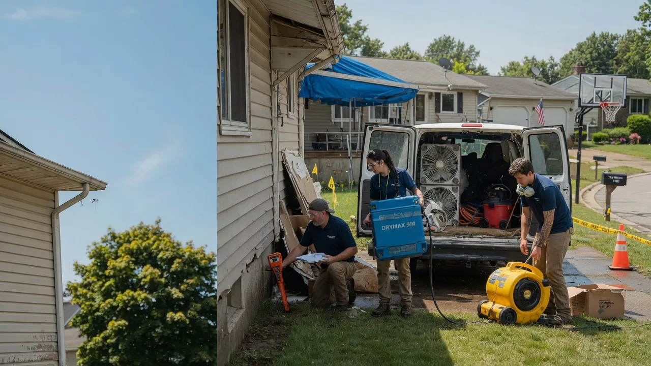 Ceiling Leak Cleanup in New Richland, MN near me